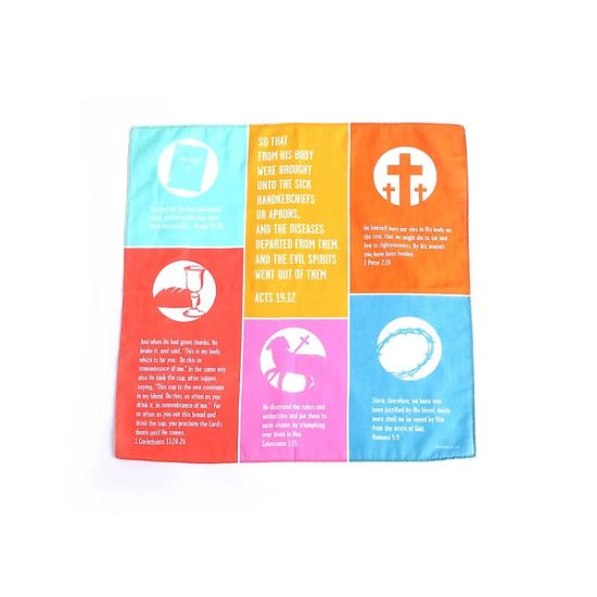 Picture of Prayer Cloth Symbols of Healing PK6