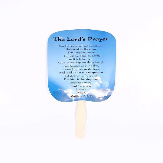 Picture of Hand Fan Lord's Prayer PK50