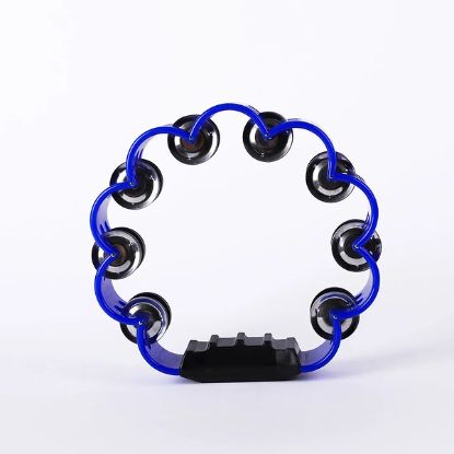 Picture of Tambourine Scalloped Blue 8in