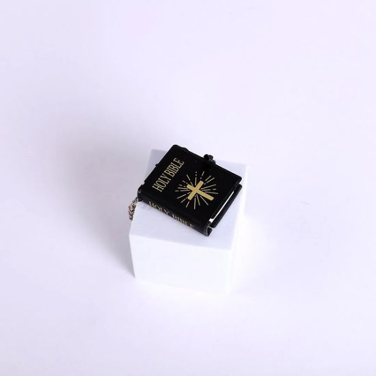 Picture of Mini Bible Keychain Black - PK6