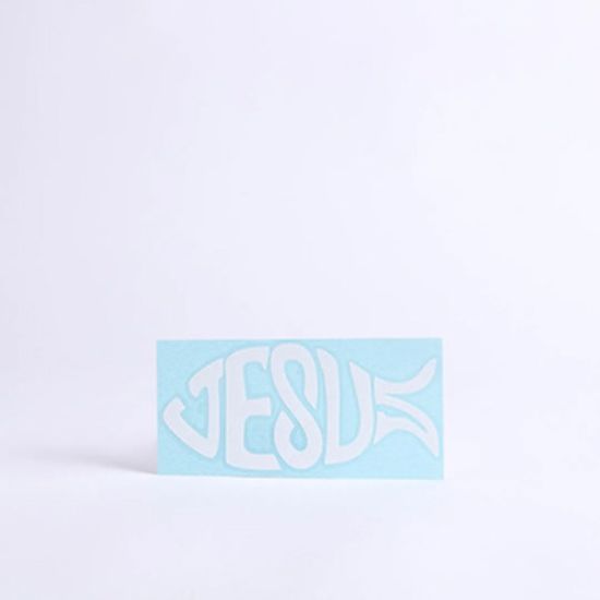 Picture of Auto Vinyl Decal Jesus Fish 6 X 6