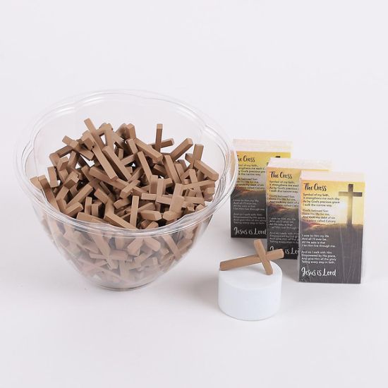 Picture of WOODEN POCKET CROSSES