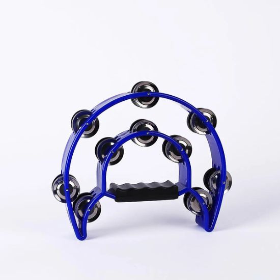 Picture of Tambourine Double Moon Blue 10.5 X 8.5