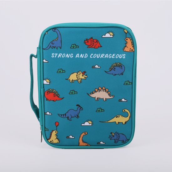 Picture of Bible Cover Canvas Strong and Courageous Large
