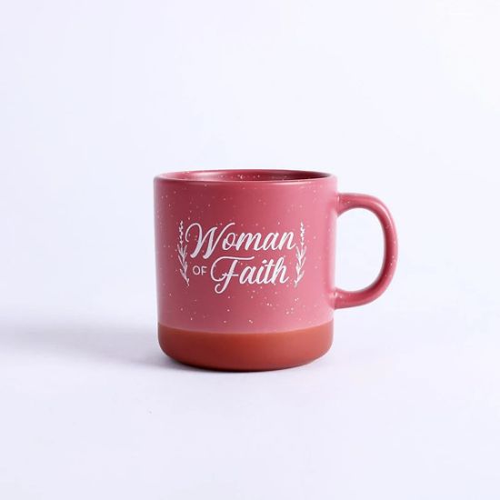Picture of Mug Woman of Faith Deep Rose 13OZ