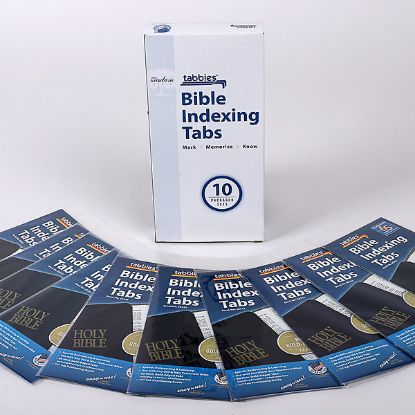 Picture of Bible Index Tabs Gold Mini Tabbies PK10