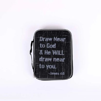 Picture of Bible Cover Canvas Draw Near to God Large