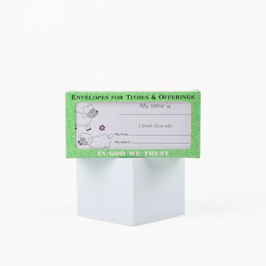 Picture of Offering Envelope  My Name Is W/Lamb 100CT