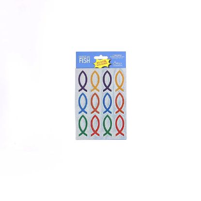 Picture of Stickers Foil Fish Emblems 24CT PK10