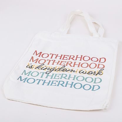 Picture of Tote Cotton Motherhood Is Kingdom Work