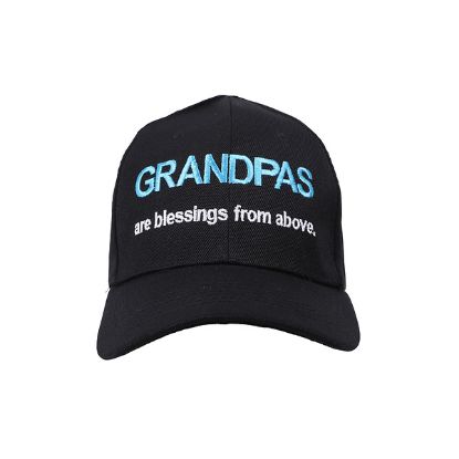 Picture of Cap Grandpas Are Blessings from Above Black