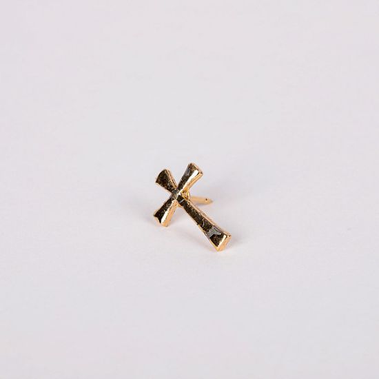 Picture of Lapel Pin Flared Cross Gold PK6
