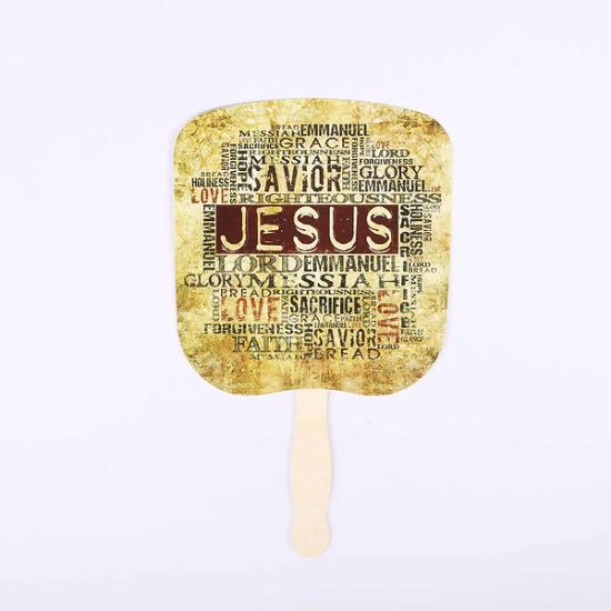 Picture of Hand Fan Names of Jesus PK50