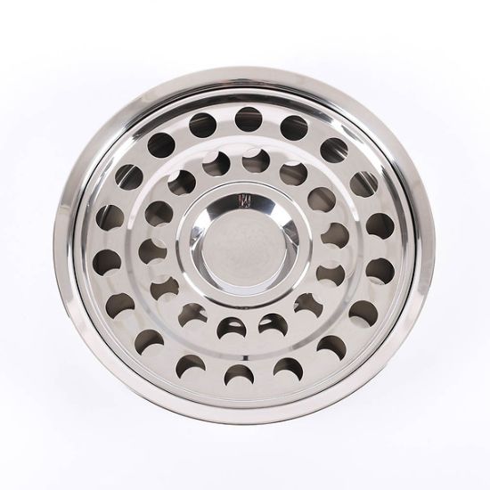 Picture of Deluxe Communion Cup Tray & Bread Disc Silver