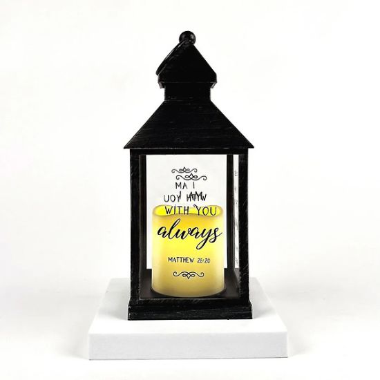 Picture of Lantern LED Candle - Black - with You Always