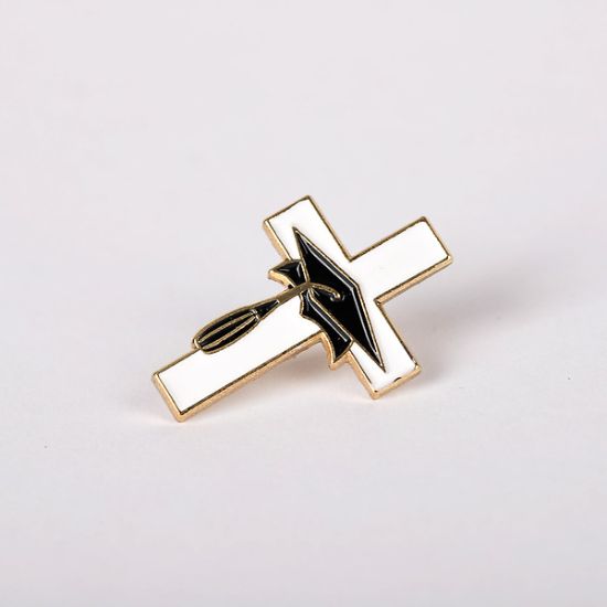 Picture of Lapel Pin Cross W/Graduation Cap PK6