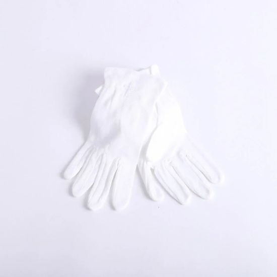 Picture of Glove White W/ White Cross Small