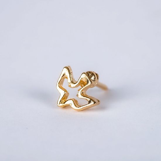 Picture of Open Dove Lapel Gold Pin Small PK6