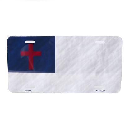 Picture of Autotag Christian Flag