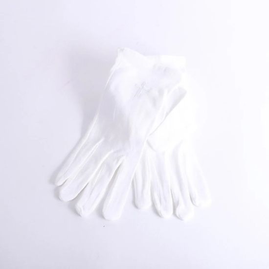 Picture of Glove White W/ White Cross Large