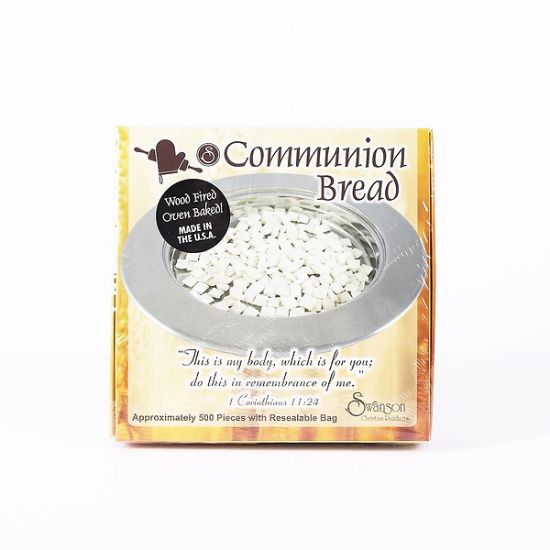 Picture of Communion Bread Squares Baked Swanson 500CT