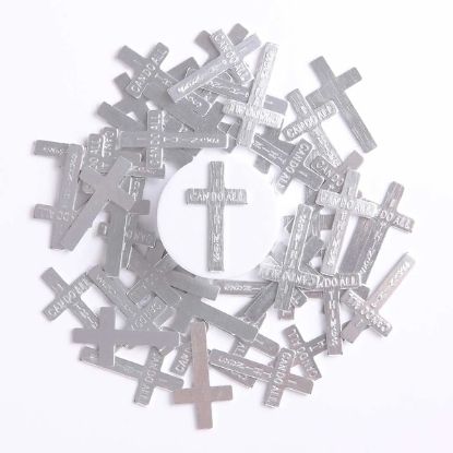 Picture of Pocket Cross I Can Do All Things Silver PK50