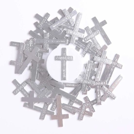 Picture of Pocket Cross I Can Do All Things Silver PK50
