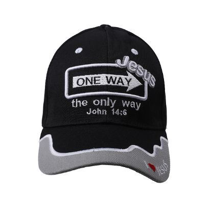 Picture of Cap One Way Jesus Black