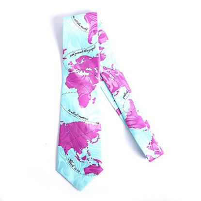 Picture of Tie Polyester Go into All the World