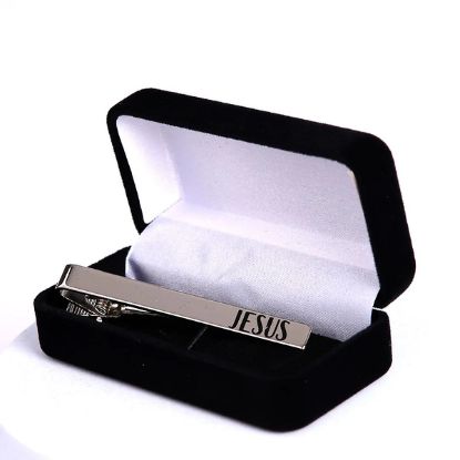 Picture of Tie Bar Jesus Silver