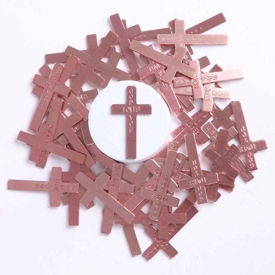 Picture of Pocket Cross God Loves You Pink PK50