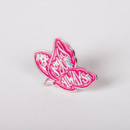 Picture of Lapel Pin Be Joyful Always PK6