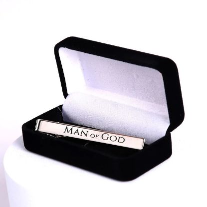 Picture of Tie Bar Man of God Silver