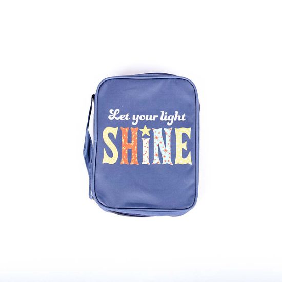 Picture of Bible Cover Canvas Shine Medium