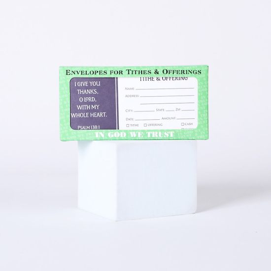 Picture of Offering Envelope Give You Thanks 100CT