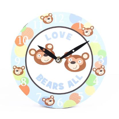 Picture of Wall Clock Love Bears All 8 Inch