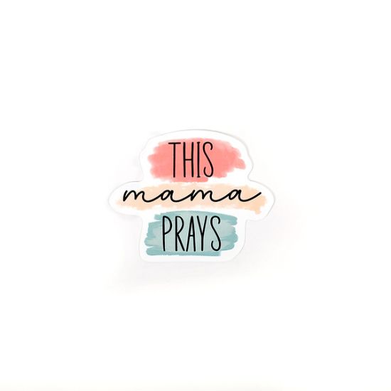 Picture of Sticker Vinyl This Mama Prays PK5