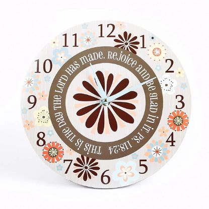 Picture of Wall Clock Rejoice and Be Glad 11 Inch