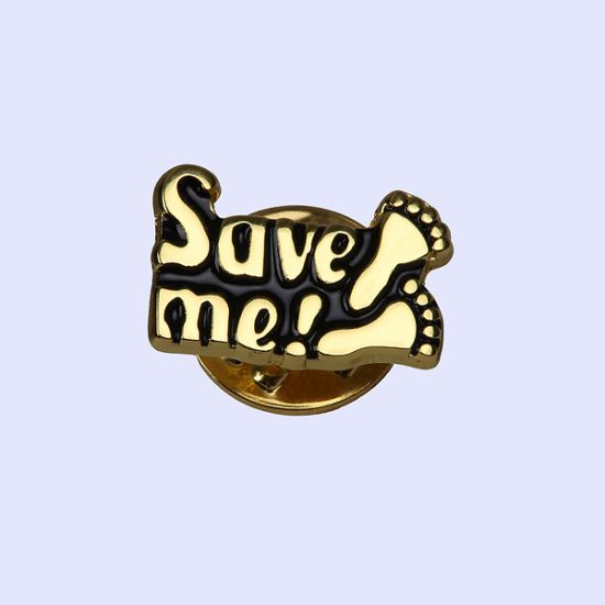 Picture of Lapel Pin Save Me with Footprints PK3