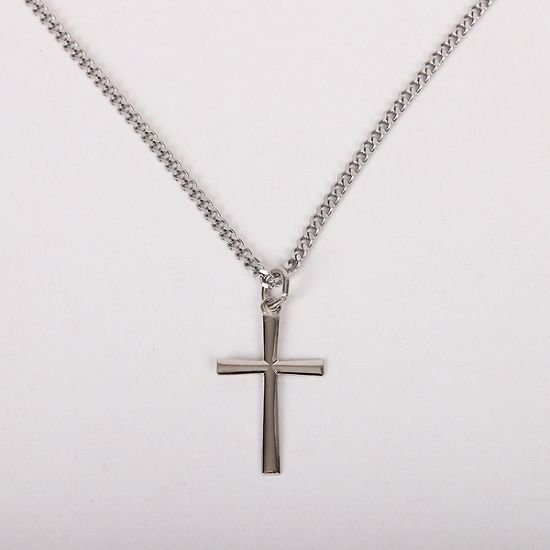 Picture of Necklace Cross Sterling 24"