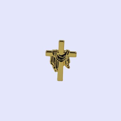 Picture of Lapel Pin Cross with Robe PK3