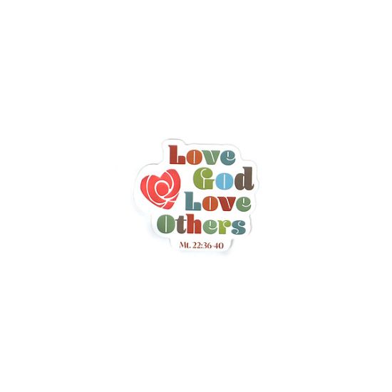 Picture of Sticker Vinyl Love God Love Others PK5