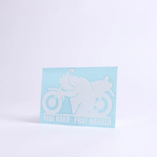 Picture of Decal Vinyl Ride Hard - Pray Harder