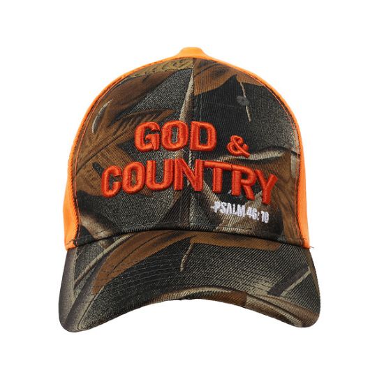 Picture of Cap God & Country Camo & Orange