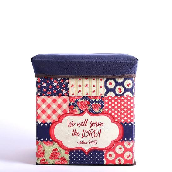 Picture of Collapsible Storage Box Serve the Lord