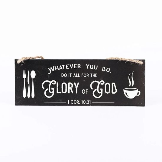 Picture of Wall Decor Metal W/ Rope Glory of God