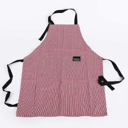 Picture of HM Kitchen Apron Red/White