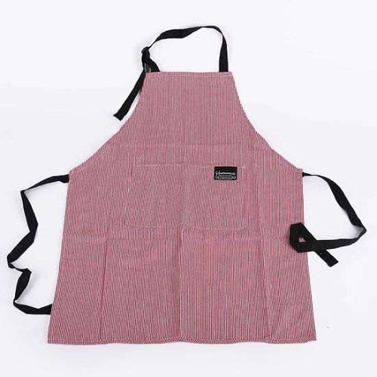 Picture of HM Kitchen Apron Red/White