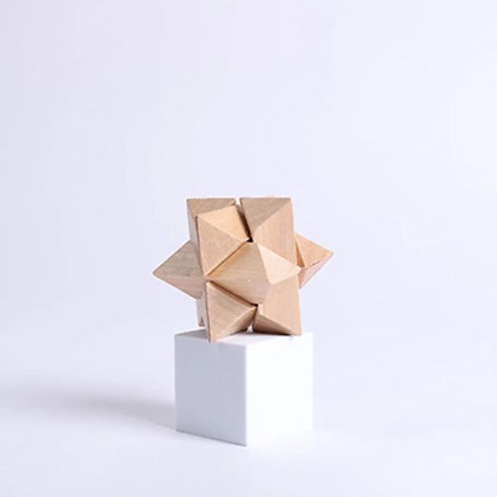Picture of 3D Stumbling Block Wooden Puzzle Star