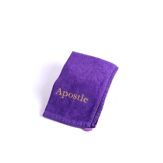 Picture of Pastor Towel Apostle Purple Cotton